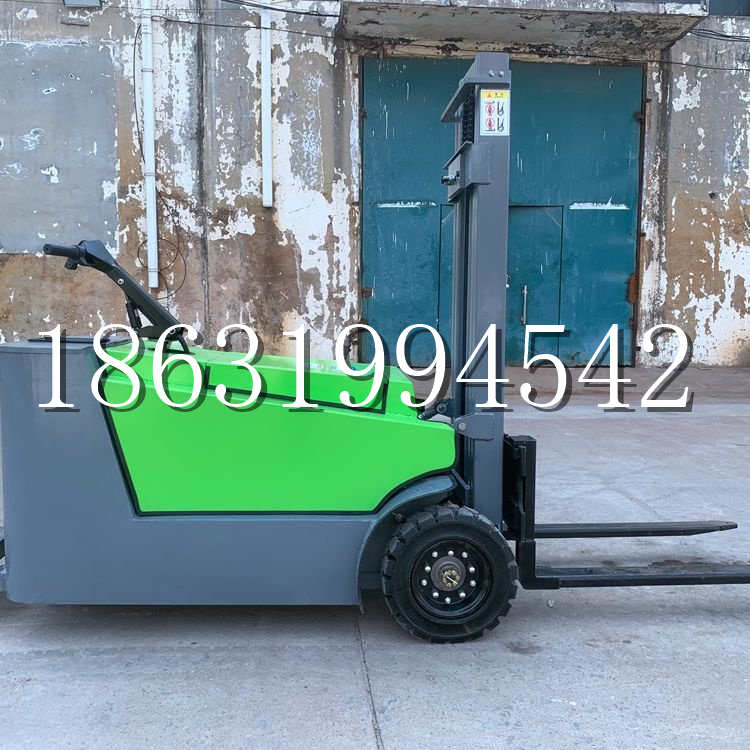 陆河县小型电动叉车1吨2吨步行站驾式电瓶堆高充电装卸车液压升降车铲车