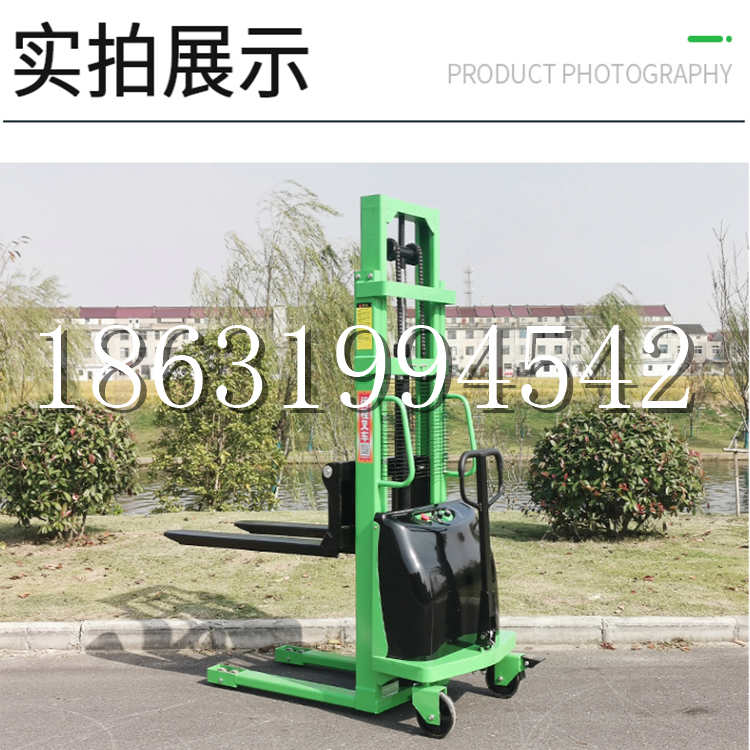 陆河县电动叉车堆高车液压铲车电瓶1吨2吨站驾步行式小型全自动叉车